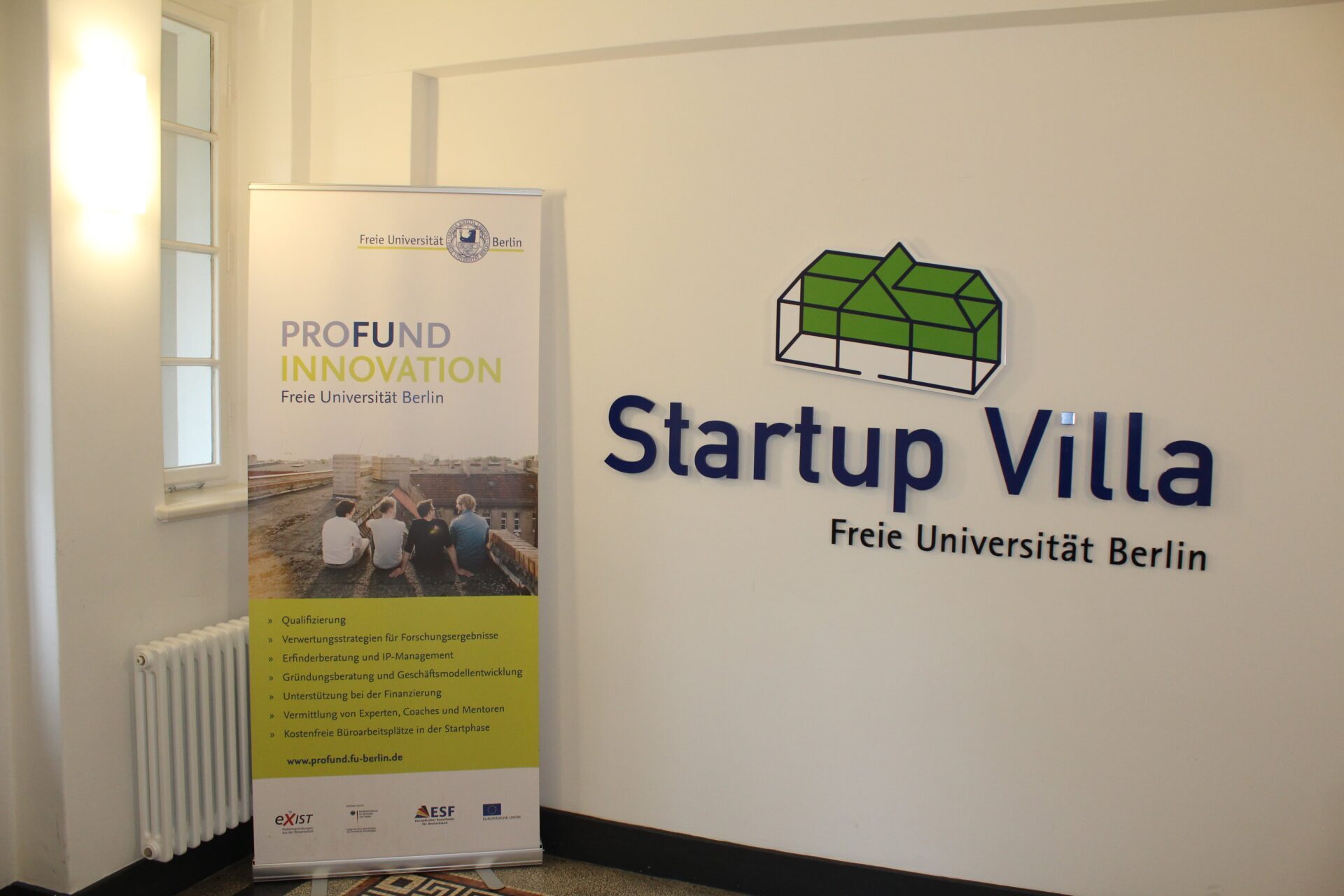 Profund Innovation Startup Villa at Freie Universität Berlin